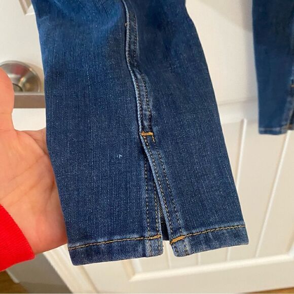 Banana Republic Premium Denim Mid Rise Skinny 28s Medium Wash Back Seam - Picture 6 of 11
